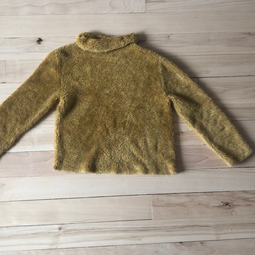 Vintage fussy chartreuse colored sweater